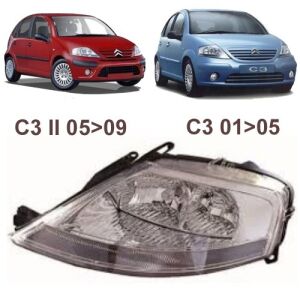 FAR SAĞ KOMPLE CITROEN C3-C3 II 2002-2009 6205Z6-620685