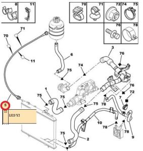 YEDEK SU DEPO HORTUMU 206-206 PLUS 1.4 8V-1.6 16V 1323Y2