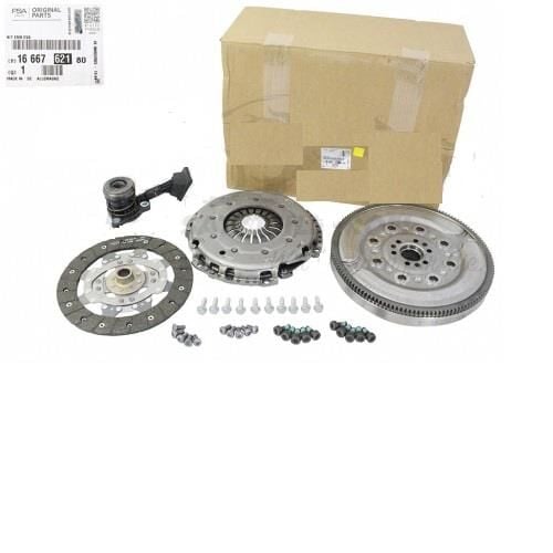 VOLANTLI DEBRİYAJ SETİ PARTNER TEPE-208-2008-5008-DS3-DS4-DS5-C4 II-C3 AIRCROSSBERLINGO DV6FC 1.6HDI EURO6 6-İLERİ ŞANZUMAN 1666762180=9823041680+9812184080+9677933380