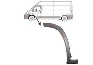 ÖN SOL KAPI YARIM AY ÇITA KUŞAK BOXER-JUMPER-DUCATO 2006-2013 735465362-8545.FL-8545.HC-735422721