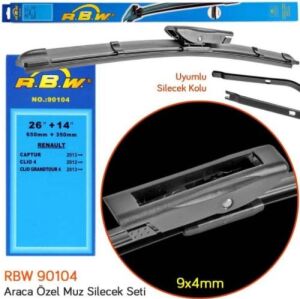 ÖN SİLECEK TAKIMI 650MM+350MM CAPTUR 2013-2016 CLIO IV 2012-