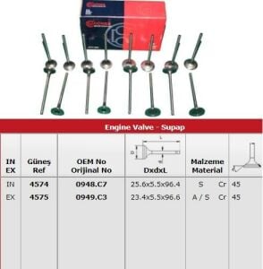 1.6HDİ E4 DİZEL SUBAP TAKIM 206-207-307-308-3008-5008-C4-C5-C2-C3
