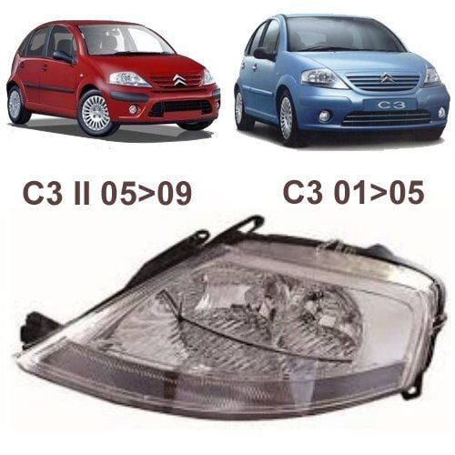 FAR SAĞ KOMPLE CITROEN C3-C3 II 2002-2009 6205Z6-620685