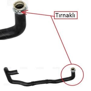 RADYATOR ALT HORTUMU (SEGMANLI) 306 1.4-1.6 1998- 1351Z4-1351Z5-1351ZW