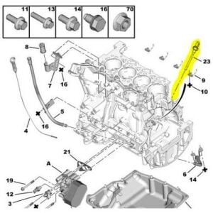 YAĞ SEVİYE MÜŞÜRÜ BOXER-JUMPER-DUCATO 2.2HDİ EURO4 2006-2014 1174.A2-9659683080