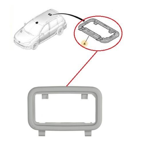 ARKA TAVAN LAMBA CERCEVESI PEUGEOT 206 1997-2009