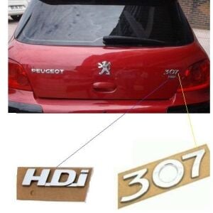 BAGAJ KAPAK YAZISI (307 & HDI) PEUGEOT 307 2001- 8663ZE-8665C1