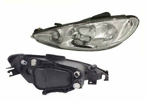 FAR SOL ELEKTRIKLI (H7+H7) 206 YM GTI SPORT 98- CIFT AMPULLU