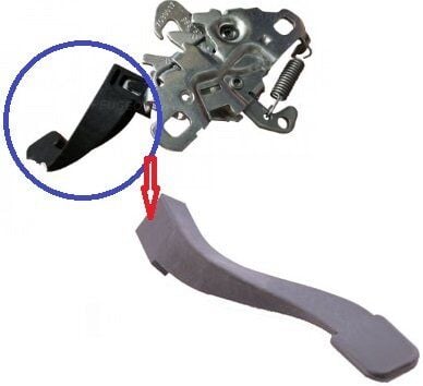 KAPUT KİLİT AÇMA KOLU MANDAL UÇ PLASTİĞİ 301 2012- 9677035280