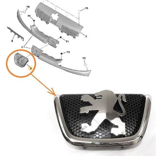 ÖN PANJUR ARMA PEUGEOT 206 1997-2010 7810C5