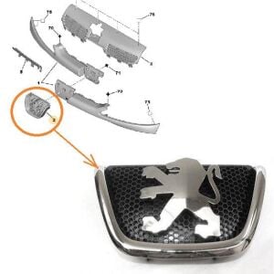 ÖN PANJUR ARMA PEUGEOT 206 1997-2010 7810C5