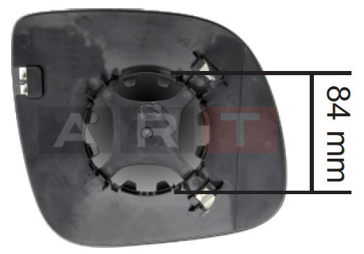 AYNA CAMI VOLKSWAGEN TRANSPORTER T6-AMAROK ( T6 2015-) 2010- ISITMALI KÖR NOKTALI SOL