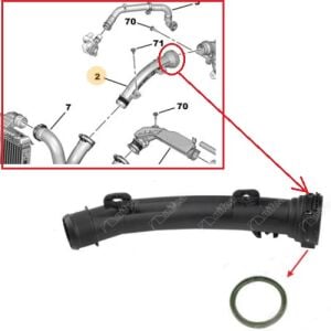 TURBO BORU CONTASI 208-308 II-2008-5008-3008-DS3-DS4-C3 III-C4 II-ASTRA L-CORSA F-MOKKA-GRANDLAND EB2DT-EB2DTS (1,2 TURBO 12V PURETECH)