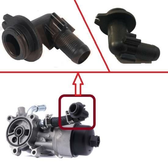 YAĞ SOĞUTUCU FLANŞI 307-3008-RCZ-308-607-508-407-5008 2.0HDI 16V C5-C4-DS4-C4 PICASSO-DS5-C5 9810152980-1103.T3-3M5Q 6L625 BC