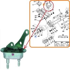 ARKA TORSİYON BAĞLANTI TAKOZU SAĞ XSARA 1997- 5131.83-5131.70-5131.A3-96147028-96147479