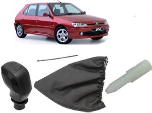 VİTES KOL KÖRÜĞÜ+SPOR (SİYAH) TOPUZ SET PEUGEOT 306 1991- 7588.45-16088722ZD