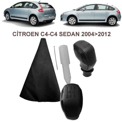 VİTES TOPUZU (SPOR SİYAH) & VİTES KOL KÖRÜK CİTROEN C4 2004-2012