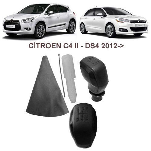 VİTES TOPUZU (SPOR TİP-SİYAH) & VİTES KOL KÖRÜK C4 II-DS4 2012-