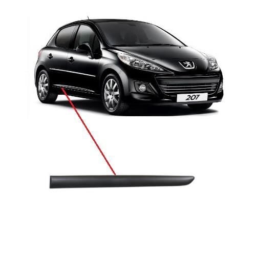 ARKA KAPI ÇITA BANDI SAĞ SİYAH PEUGEOT 207 2004- 8546Q4