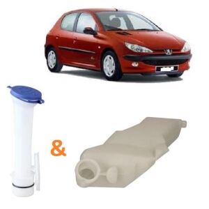 CAM SILECEK (SU DEPOSU+BORUSU) 206-206 PLUS 1997-