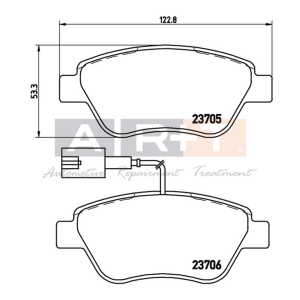 BALATA FIAT LİNEA PANDA PUNTO PUNTO EVO 500 500 C BRAVO ÖN - İKAZ KABLOLU TEK FİŞLİ