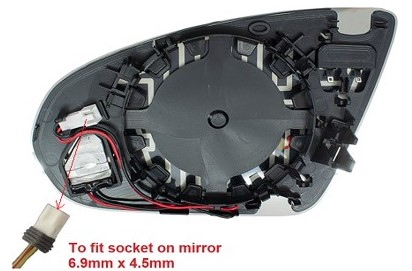 AYNA CAMI MERCEDES A CLASS W177 CLA C118 2018- ISITMALI KÖR NOKTALI BLİS SAĞ