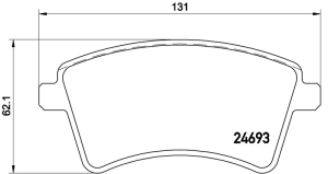 BALATA MERCEDES CİTAN (12-) RENAULT KANGOO (08-) - ÖN