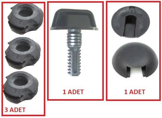 MOTOR ÜST KAPAK SABİTLEME SETİ PARTNER-BERLINGO DW8 1.9D 2000-2009 013702-6991Q0-013704