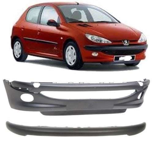 ÖN TAMPON (SİS FARLI+KUŞAKLI) PEUGEOT 206 2004-2010 7401N3