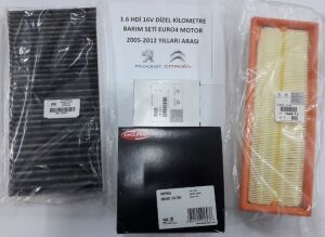 BAKIM SETİ 1.6HDI DIZEL (KARBONLU POLEN) 407-C5 II-C6 2004-2010