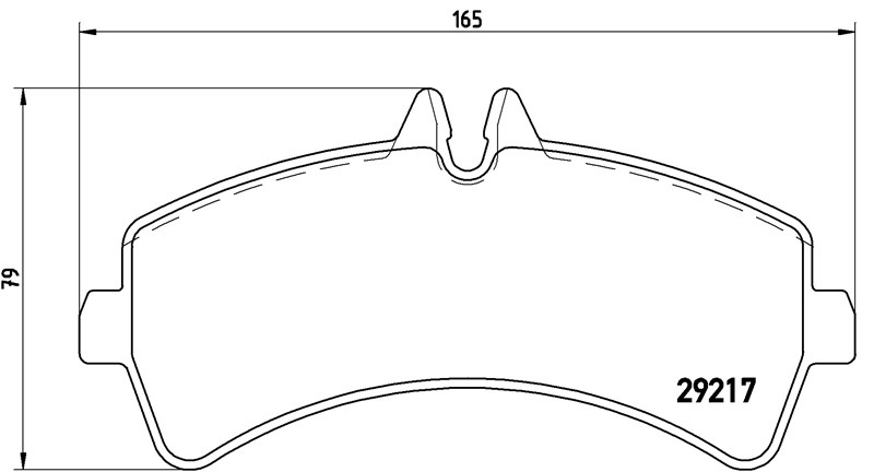 Balata Mercedes Sprinter (06-) VW Crafter (06-) - Çift Teker Arka