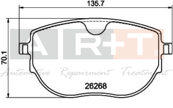 Balata VW Transporter T6 (15-) - Ön