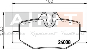 Balata Mercedes Vito (03-) Viano (03-) - ikaz kablolu Arka