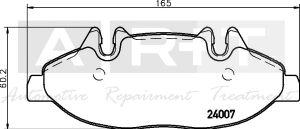 Balata Mercedes Vito (03-) Viano (03-) - ikaz kablolu Ön