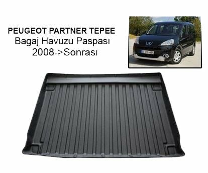 BAGAJ HAVUZU 3D CITROEN BERLINGO-PEUGEOT PARTNER TEPE 2008-