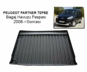 BAGAJ HAVUZU 3D CITROEN BERLINGO-PEUGEOT PARTNER TEPE 2008-