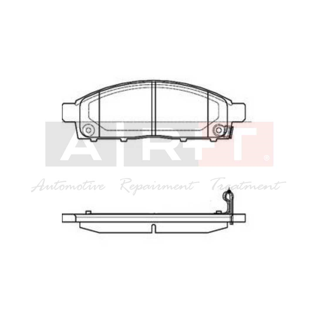 Balata Fiat Fullback (16-) Mitsubishi L200 (04-15)(15-) Nissan NV200 (10-) - Ön