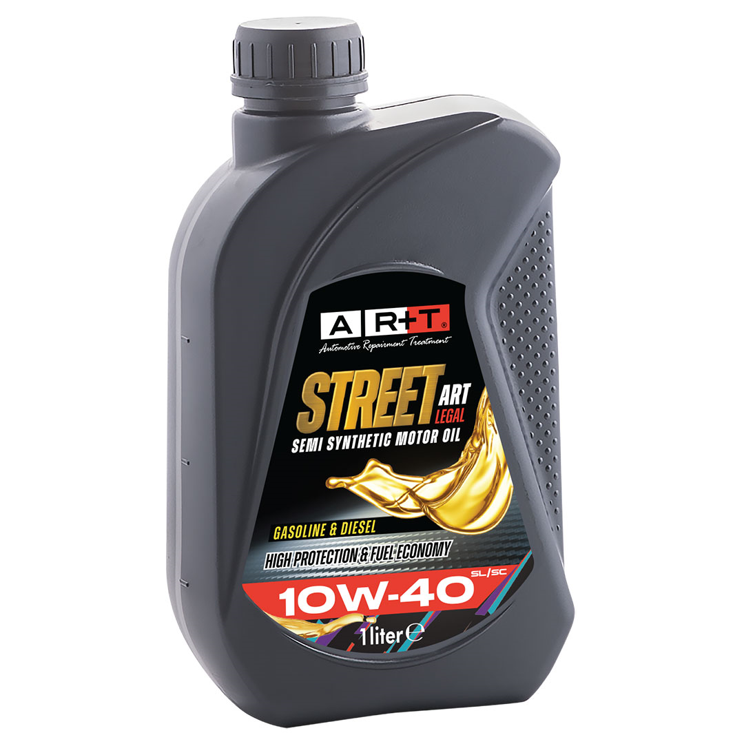 STREET-ART 10W40 SL/CF LEGAL YÜKSEK KORUMA VE YAKIT EKONOMİSİ SAĞLAYAN GELİŞMİŞ YARI SYNTHETİC MOTOR YAĞI 1 LT