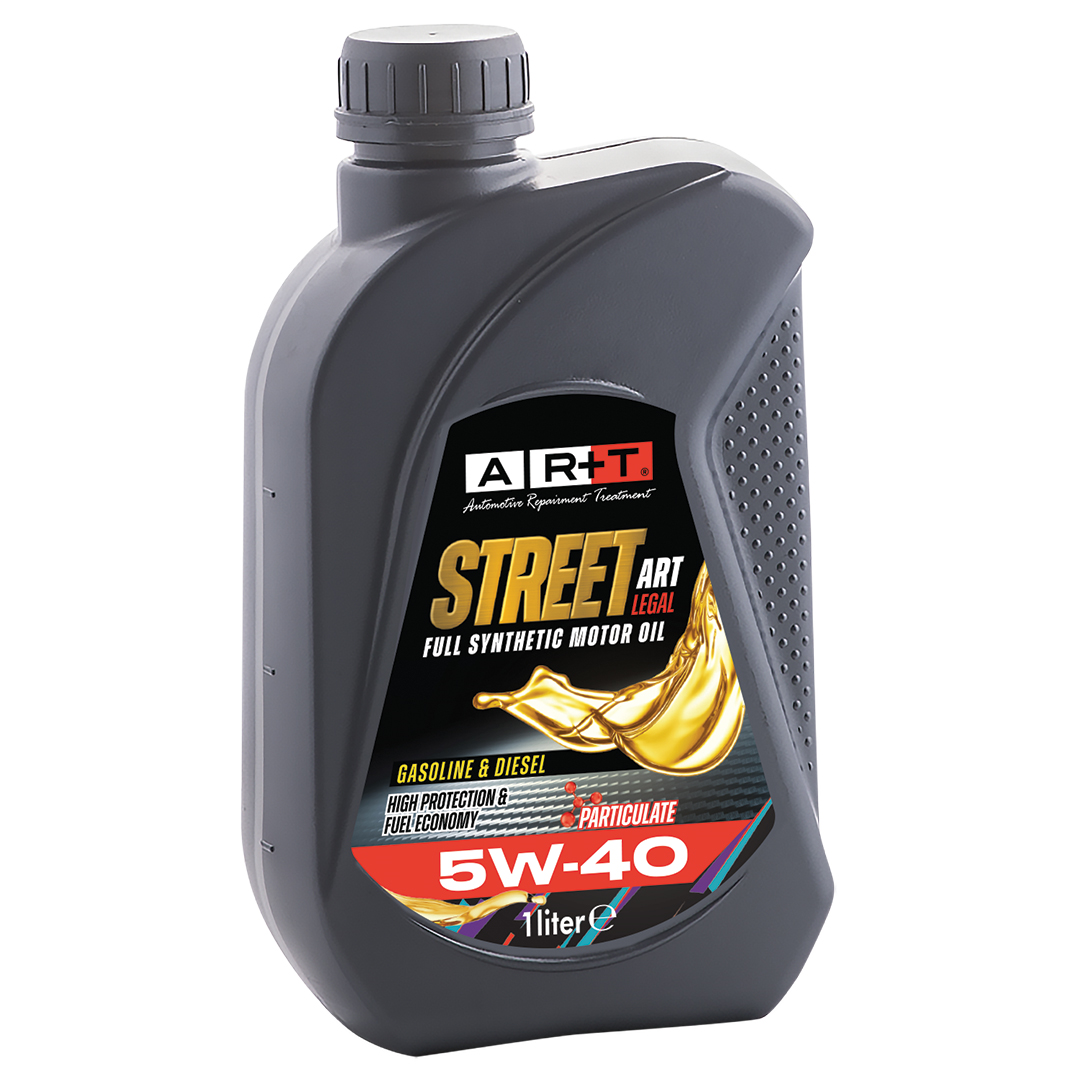 STREET-ART 5W40 LEGAL YÜKSEK KORUMA VE YAKIT EKONOMİSİ SAĞLAYAN GELİŞMİŞ PARTİKÜLLÜ %100 SYNTHETİC MOTOR YAĞI 1 LT