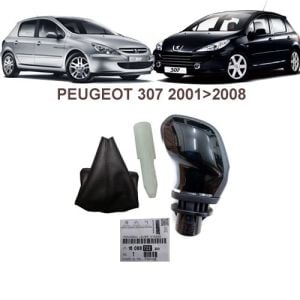 VİTES TOPUZU (SPOR SİYAH)+VİTES KOL KÖRÜK 307 01-08