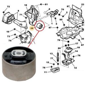 SAG ALT KULAK BURCU 70MM C2-XSARA-PARTNER-BERLINGO-JUMPY-SCUDO