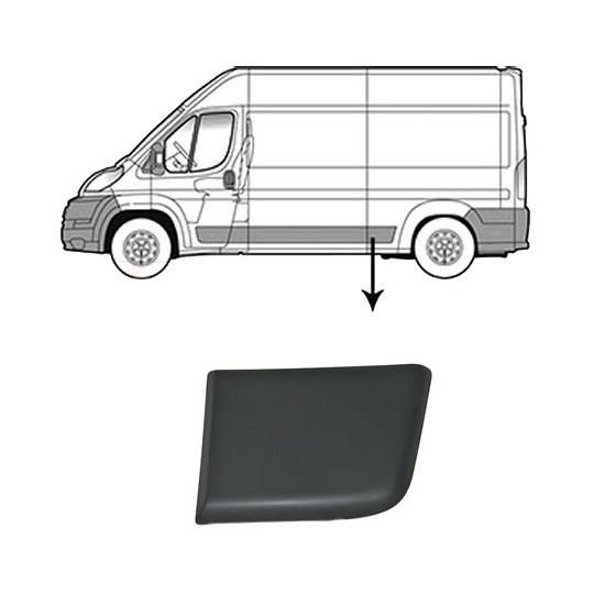 ORJİNAL SOL ARKA ÇAMURLUK BANDI (TEKER ÖNÜ-KISA) BOXER-JUMPER-DUCATO 2006-2017 8547.X0-735422847