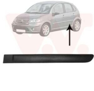 SOL ARKA KAPI ÇITASI CITROEN C3 2002-2009 8546J8