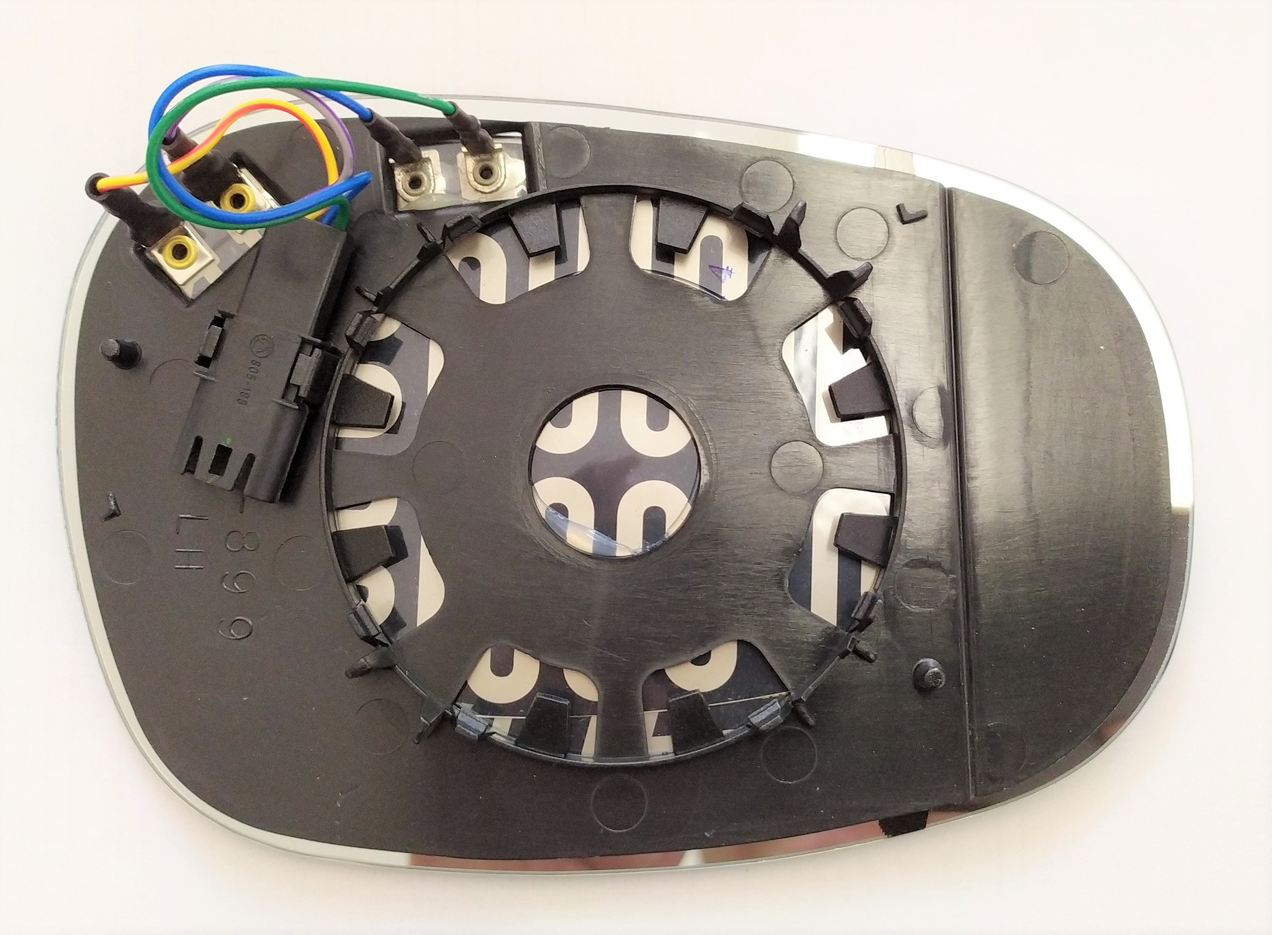 AYNA CAMI BMW 3 SERİSİ E90-1 SERİSİ E87 2008-2012 ISITMALI KÖR NOKTALI MAVİ CAM SOKETLİ TİP 4 PİNSOL