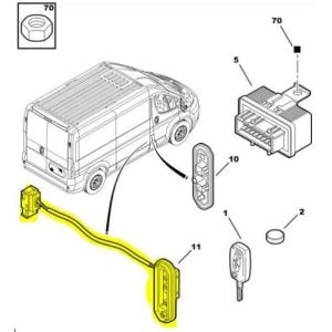 KAPI IŞIK BUTON SİVİCİ BOXER-JUMPER-DUCATO 2006- 6366C7-1636940780