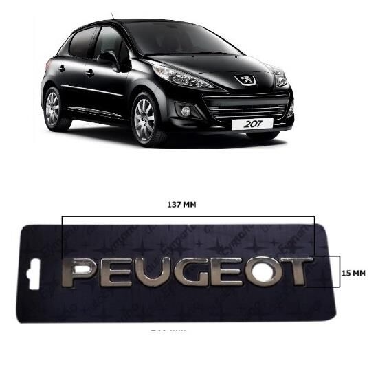 BAGAJ KAPAK YAZISI ( PEUGEOT ) 207 2003- 8665.PW