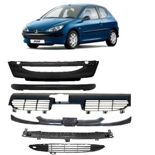 ÖN TAMPON ( DOLU SET ) PEUGEOT 206 1997-2005 SİS FARSIZ